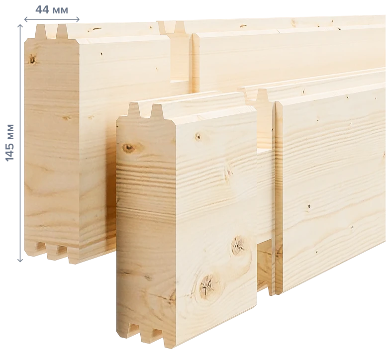 Двойной мини-брус