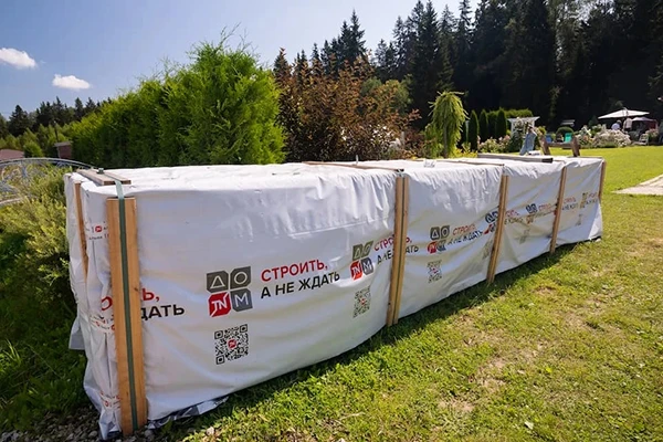 Постройки из мини-бруса, которые можно собрать за два дня