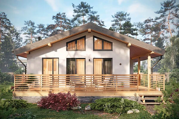 Обновленный МОНЕ 75: спа-зона, второй свет, две спальни, открытая терраса