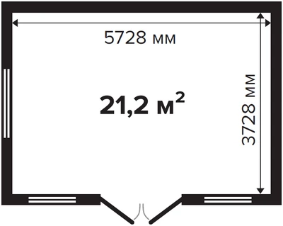 Окна и двери можно собрать на любой стене, для этого не надо ничего переделывать.