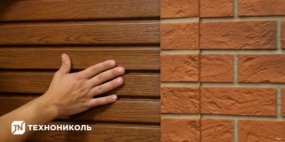 Вертикальное соединение сайдинга и фасадных панелей: использовали универсальный соединительный профиль из той же коллекции, что и сами панели