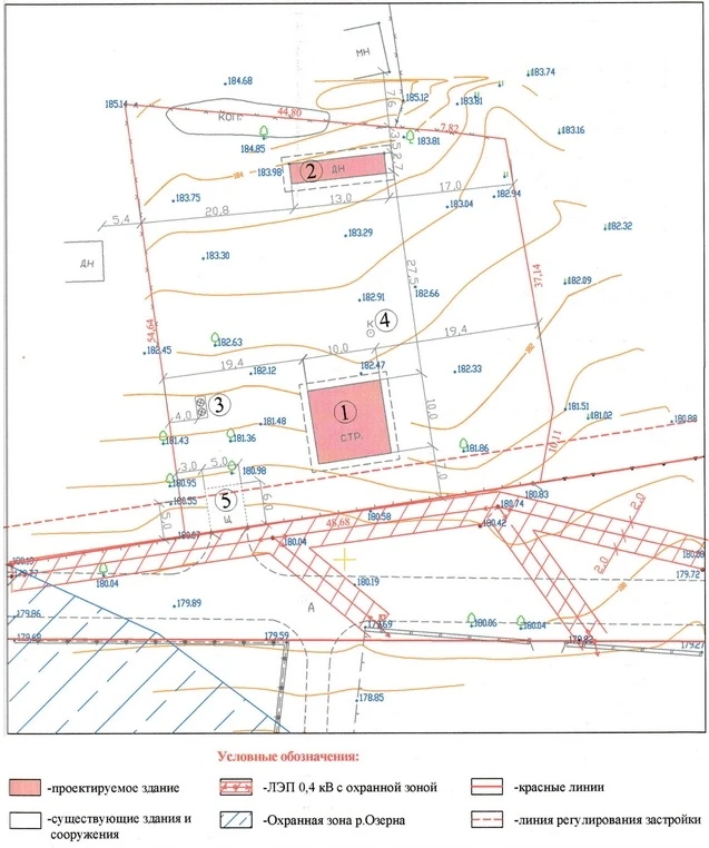 Так выглядит схема участка