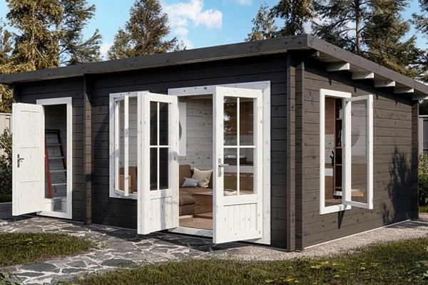 Садовый дом 21 с хозблоком