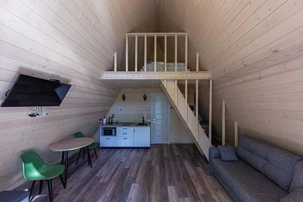 Проект МАТИСС — лесной шалаш с удобствами.