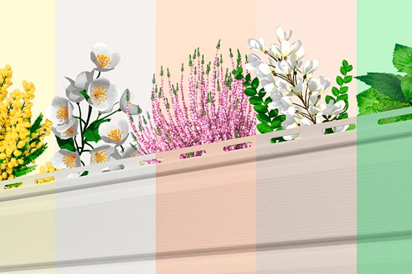 Все цвета винилового сайдинга