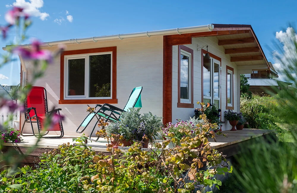 Дом-конструктор, который дачник собрал за три дня