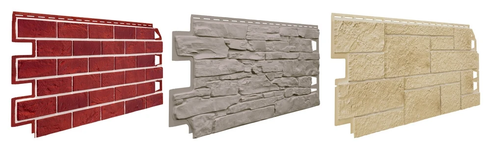 Отделка фасада частного дома, варианты фасадных панелей под кирпич, камень и песчаник