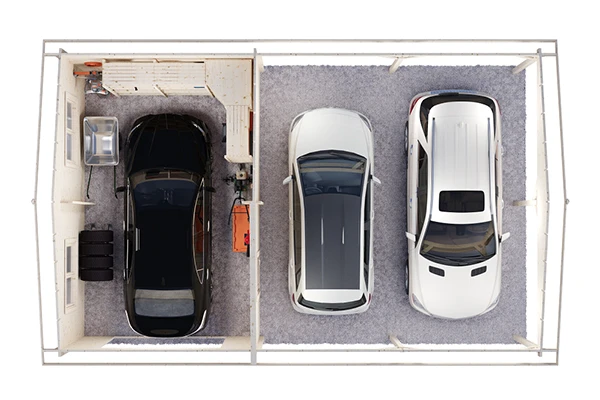 Гараж 52 + навес