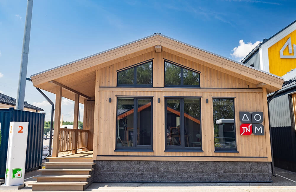 Как выглядит готовый дом по проекту МОНЕ 60