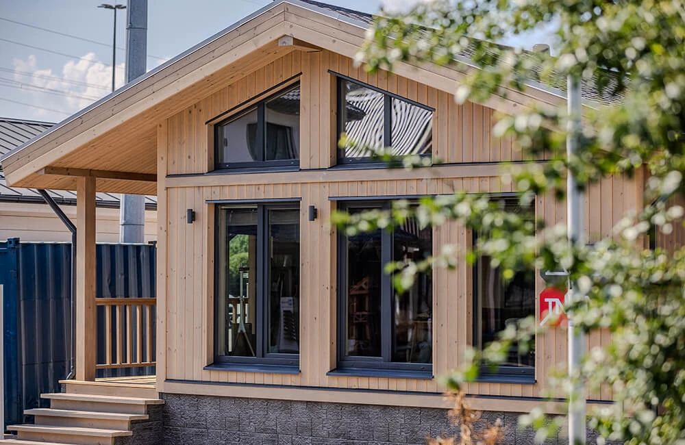 Как выглядит готовый дом по проекту МОНЕ 60