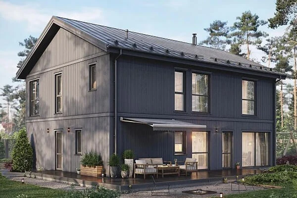 Двухэтажный дом Швеция 170