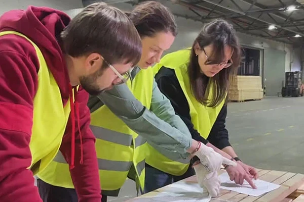 Постройки из мини-бруса, которые можно собрать за два дня