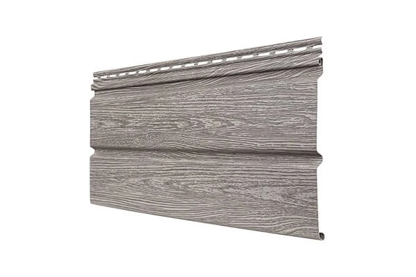 Брус создает впечатление стены, сложенной из строганого бруса с фасками на гранях