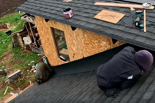 Покрытие крыши осенью: как я успел до холодов