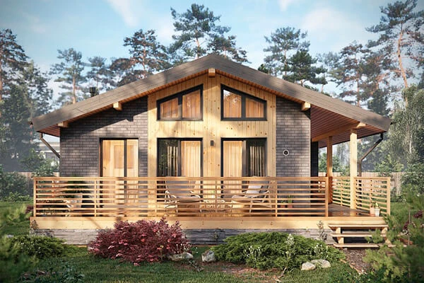 Обновленный МОНЕ 75: спа-зона, второй свет, две спальни, открытая терраса