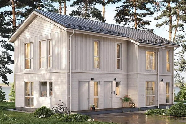 Двухэтажный дом Швеция 150