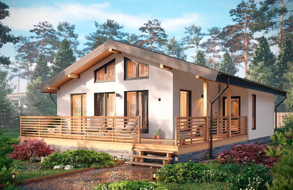 Как сделать удобную лестницу крыльца с широкими ступенями своими руками