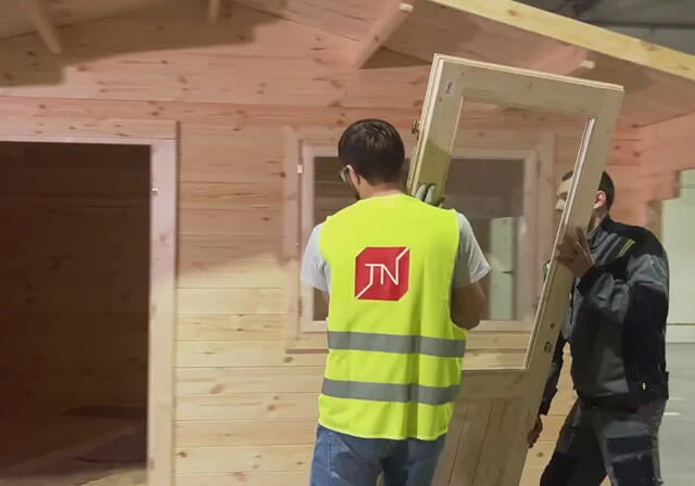 Сборка садового дома 21 кв. м из мини-бруса пошаговая инструкция