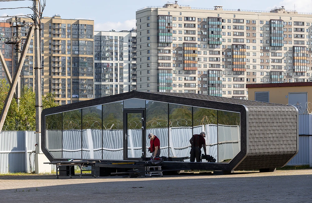 На заводе ТЕХНОНИКОЛЬ начали делать модульные дома ТН АТОММ