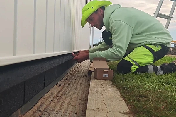 Егор Беляев и его супруга Мария, авторы проекта Mary Wood Home, отделали цоколь своего дома плиткой HAUBERK, потратив всего несколько часов и рассказали об этом в блоге ДОМ ТЕХНОНИКОЛЬ.