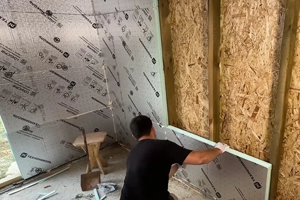 Такую баню можно построить своими руками за две недели