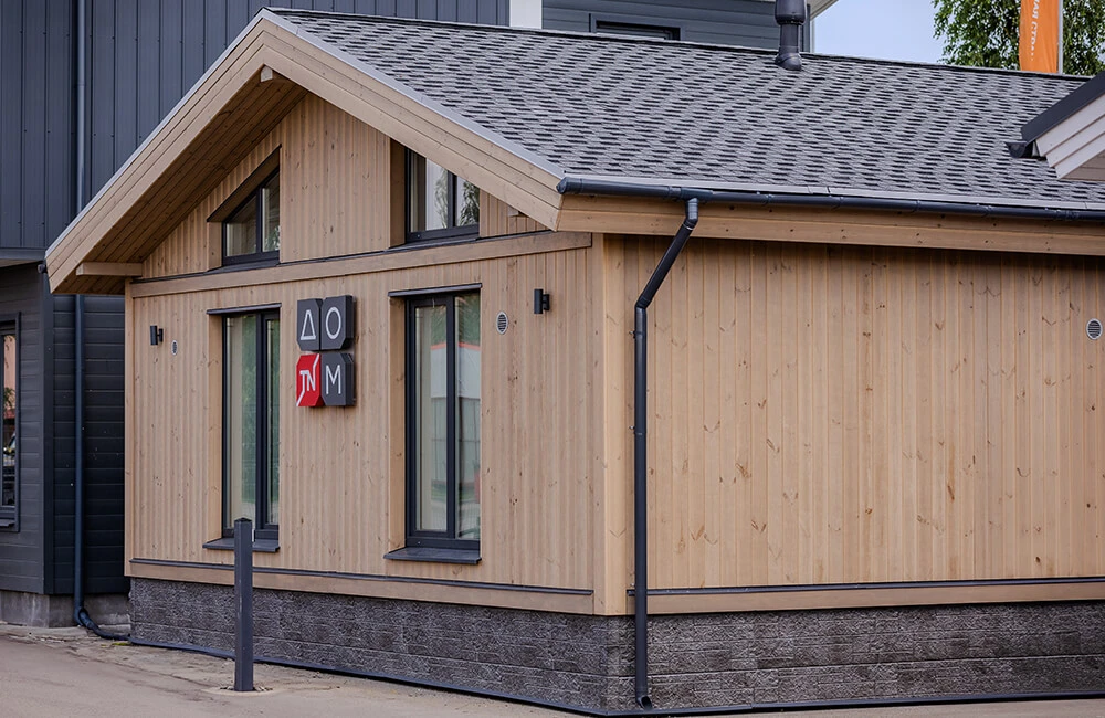 Как выглядит готовый дом по проекту МОНЕ 60