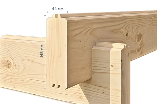 Постройки из мини-бруса, которые можно собрать за два дня