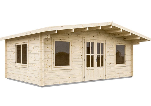 Сборка садового дома 21 кв. м из мини-бруса пошаговая инструкция