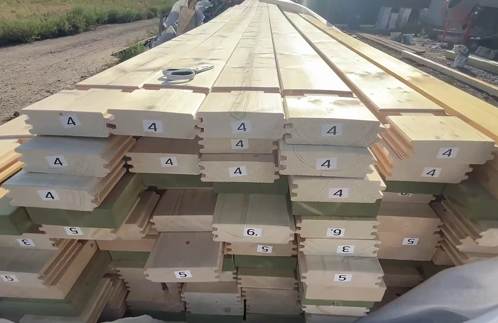 Так выглядит комплект из мини-бруса после распаковки.