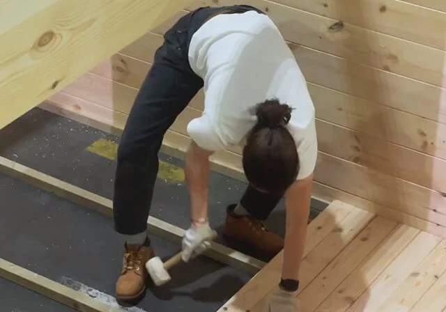 Сборка садового дома 21 кв. м из мини-бруса пошаговая инструкция