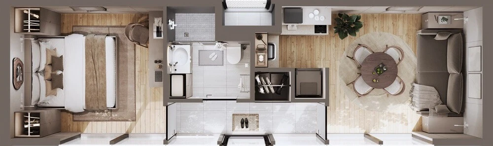 Как устроен и как выглядит дом-модуль ТН АТОММ