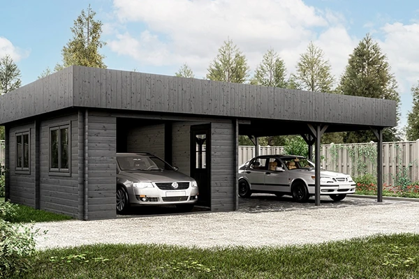 Гараж 52 + навес