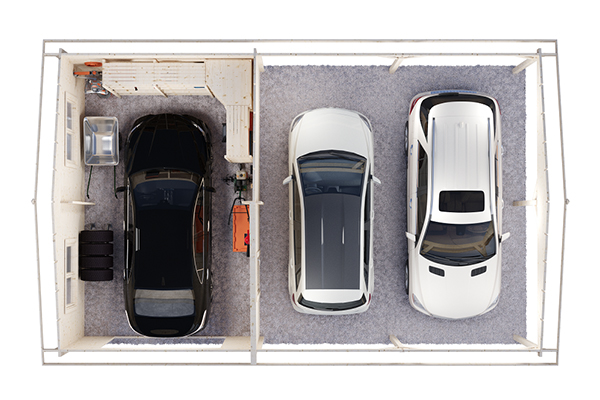 Гараж 52 + навес