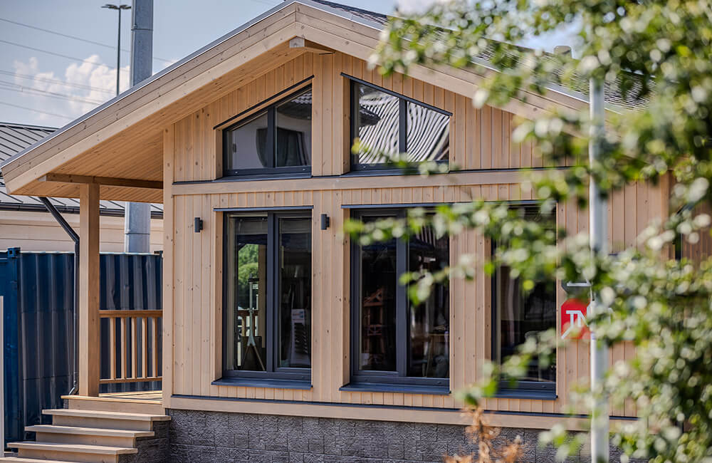 Как выглядит готовый дом по проекту МОНЕ 60