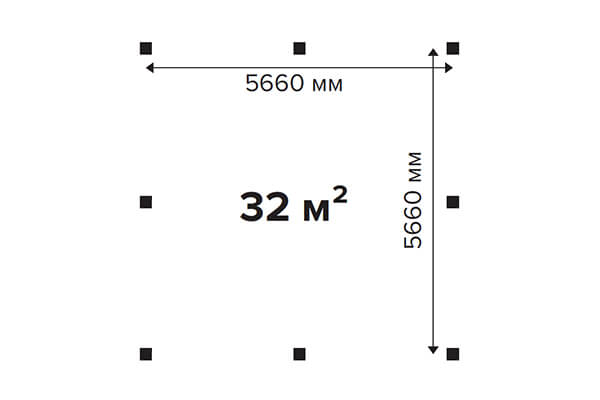 Новый объект в каталоге: навес 32 кв. м из клееного бруса