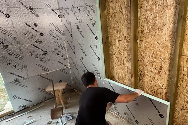 Такую баню можно построить своими руками за две недели