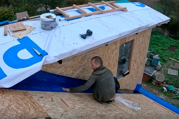 Покрытие крыши осенью: как я успел до холодов