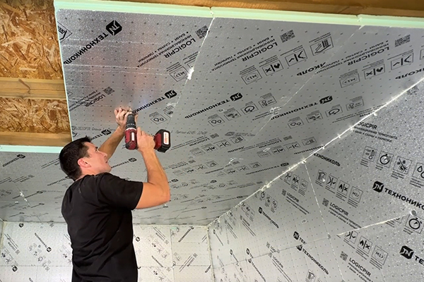 Такую баню можно построить своими руками за две недели